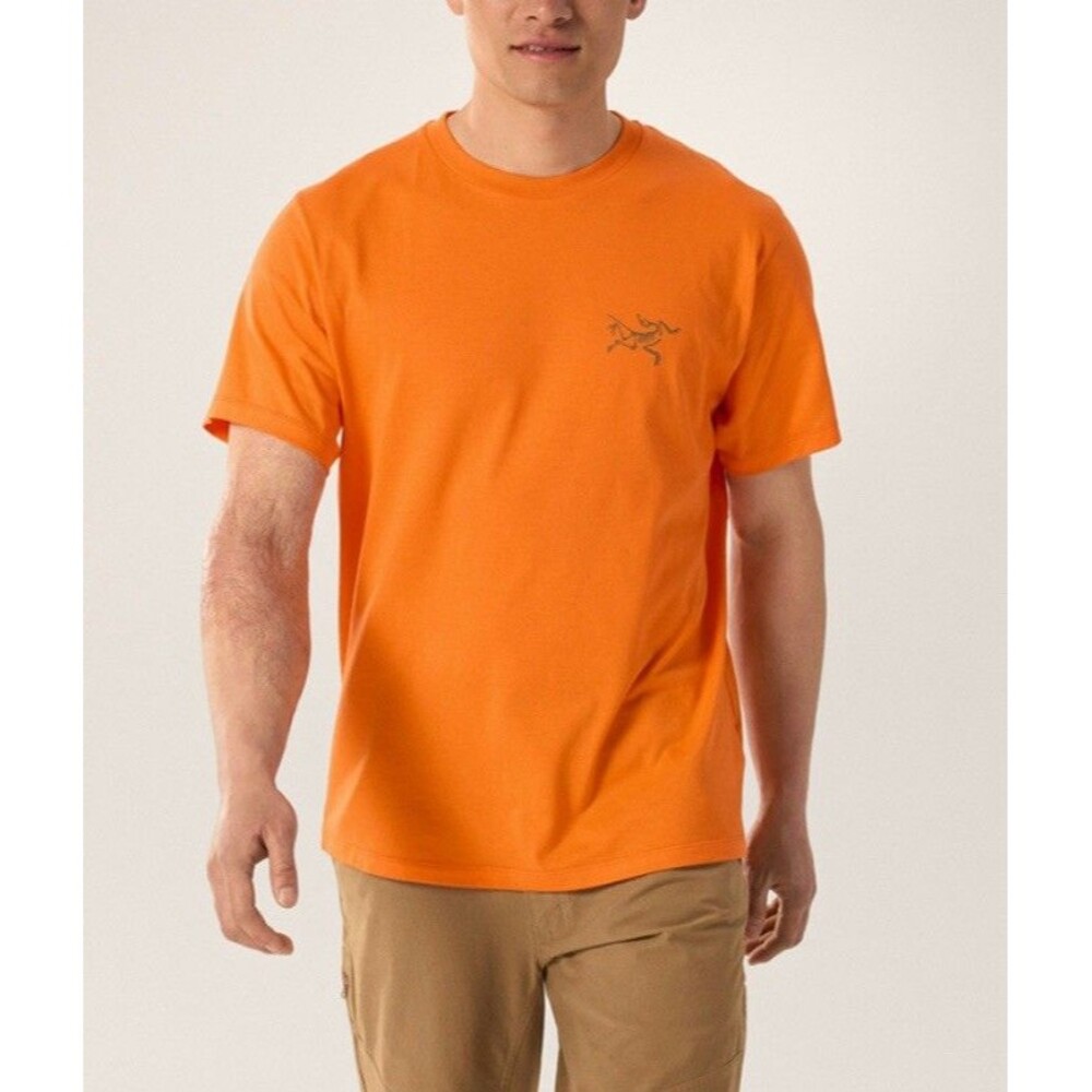 Arc’teryx Kragg SL T-Shirt Short Sleeve Supima Cotton Crewneck Logo Emblem Sz XL